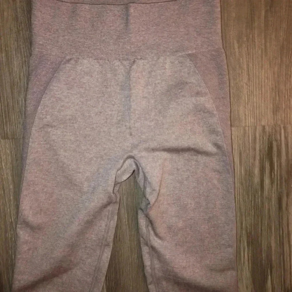 GYMSHARK HIGH WAISTED‎ FLEX LEGGINGS DRY XS CHARCOAL/STEEL BLUE - Picture 4 of 8